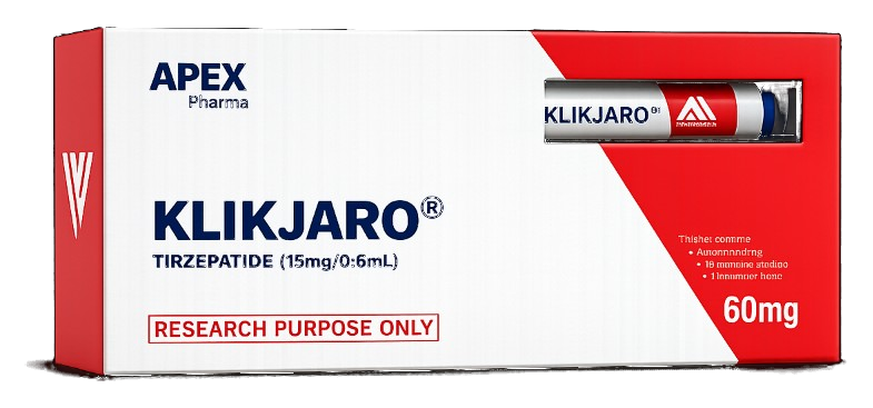 Apex Pharma Klikjaro research product packaging