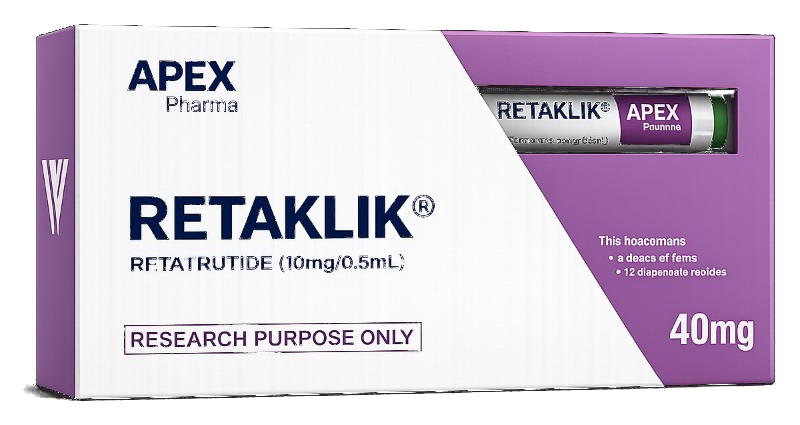 Apex Pharma Retaklik research product packaging